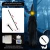 K1AE Halloween Decorations Outdoor Large Light Up Holding Hands Screaming Witches Scary Decor for Home Outside Yard Lawn Garden