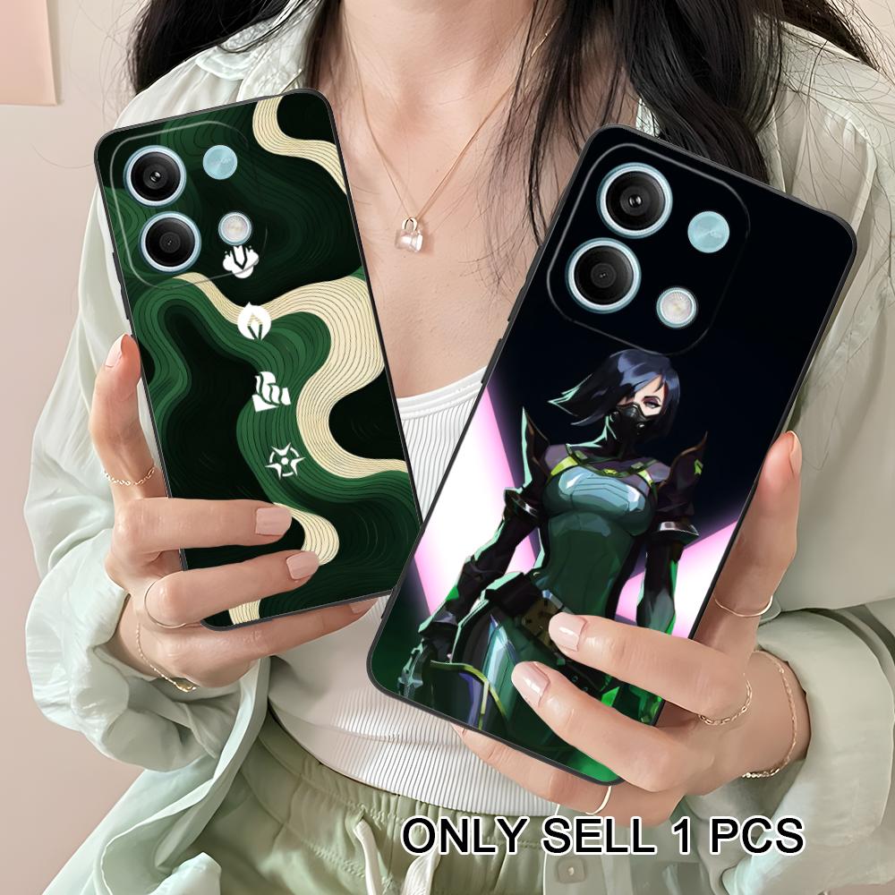 Valo Viper Phone Case for Xiaomi Redmi Note 14 13 12 11 S Pro Plus 4G 5G Soft TPU Shockproof Cover