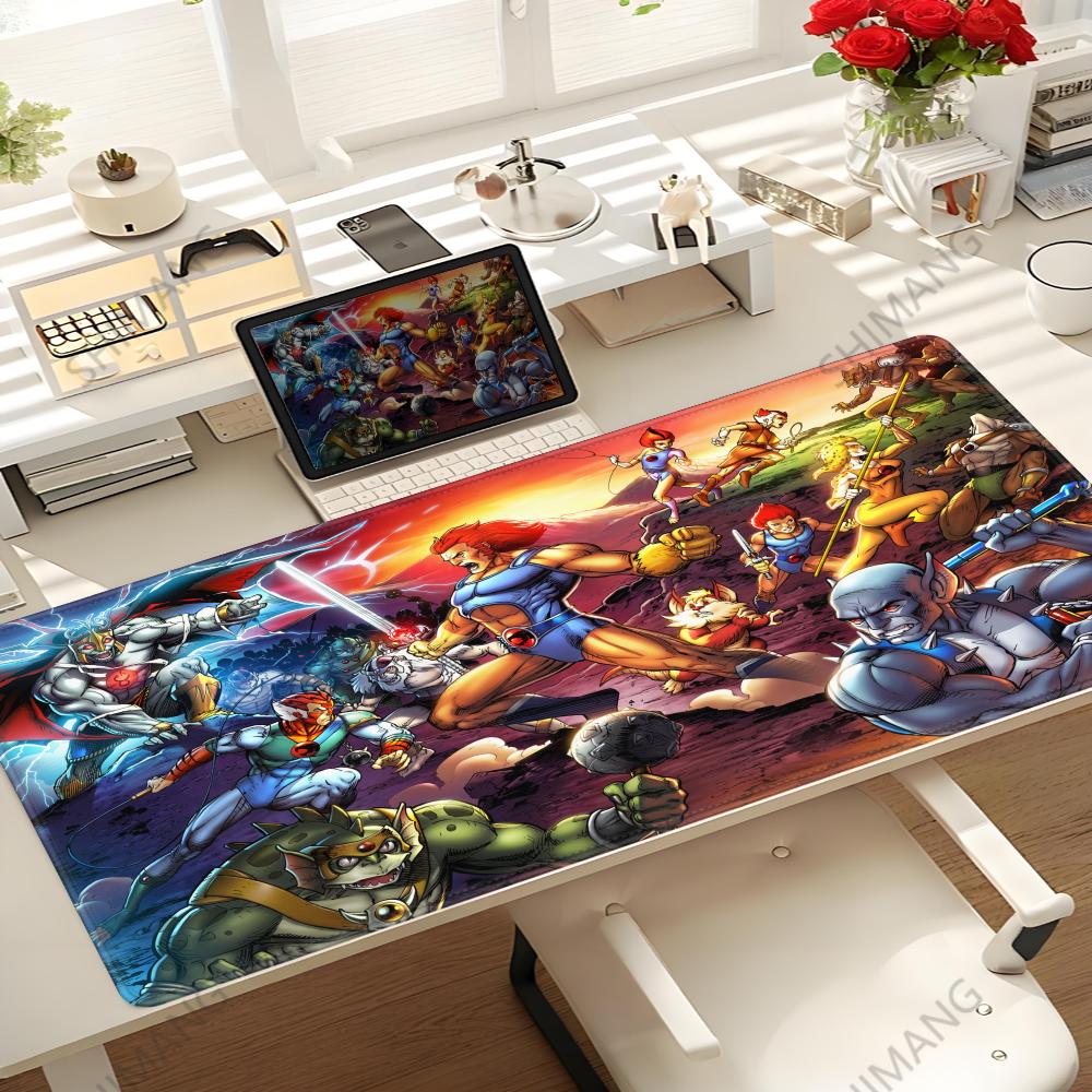 Thundercats Computer Mouse Pad Gamer Playmat Large Desk Mat Keyboard Gaming Mats Xxl Mousepad Speed Deskmat Deskpad Moused Pads