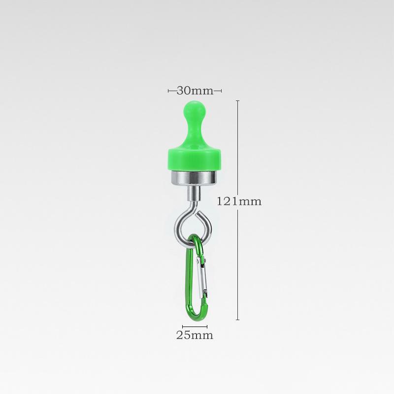Portable Outdoor Magnetic Hook, Accessory with Hanging Buckle for Camping Lights, Tent, Awning, Carabiner, Etc.