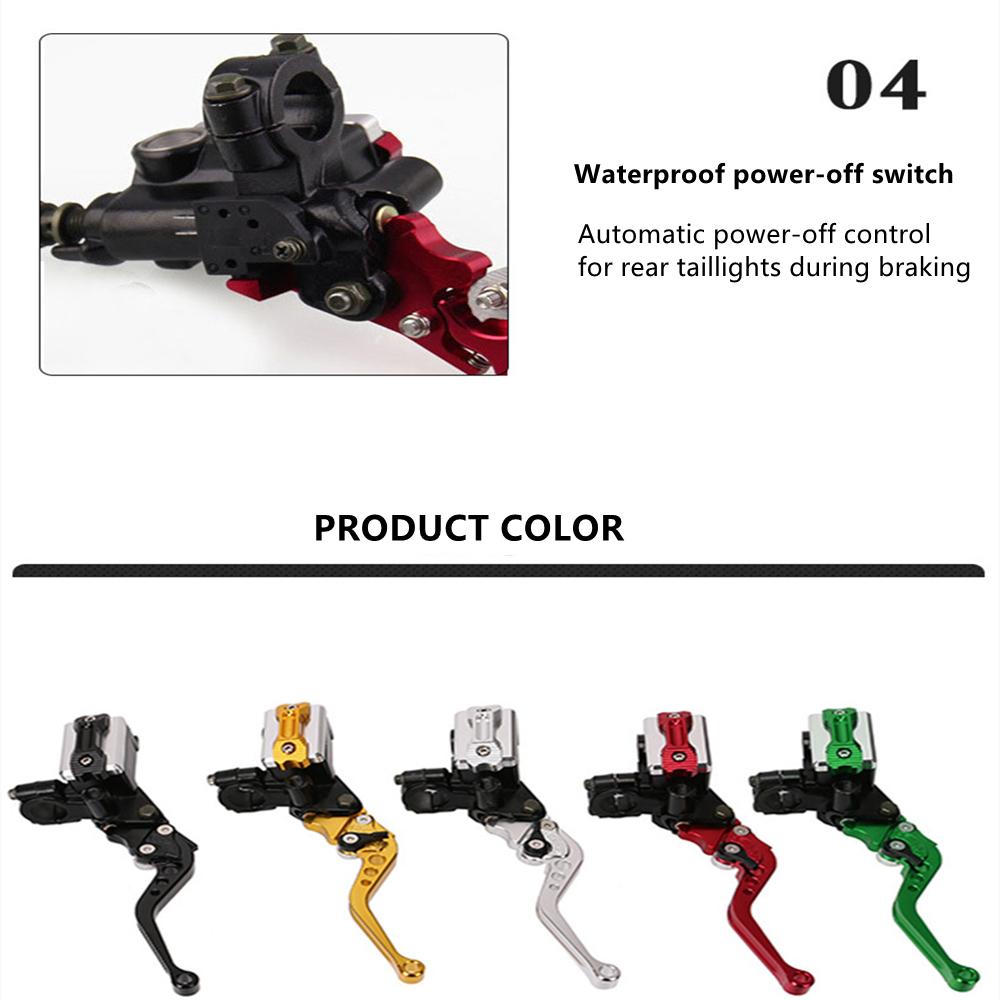 22mm Universal Motorcycle Brake Clutch Levers Hydraulic Front Brake Pump Accessories Lever Motocross Motorcycle Brake Handle