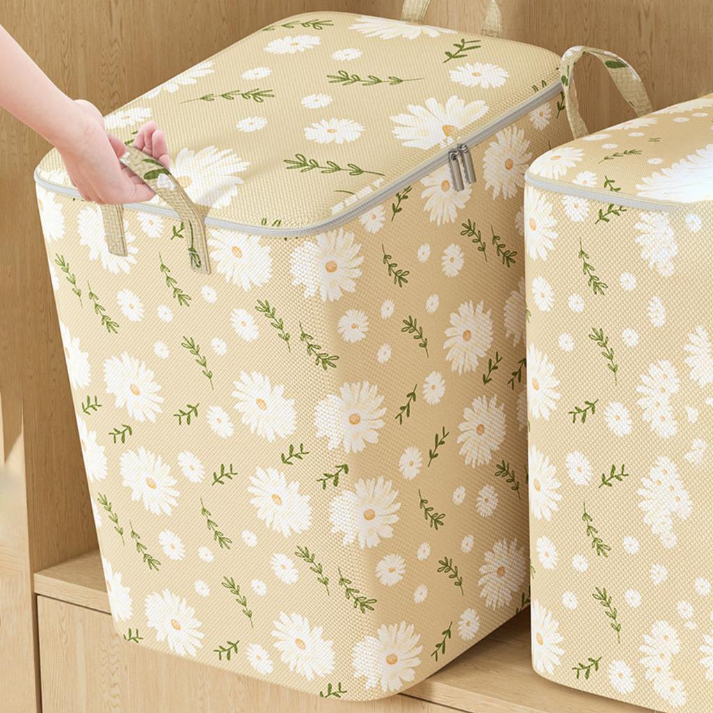 1pc- Storage Bag Clothing Quilted Bag Duffel Bag Storage Box Large Capacity Waterproof