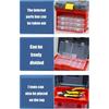 4 Layer Stackable Storage Box Things Storage Box Adjustable Compartment For Jewelry Tool Small Item