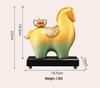 Colorful Prosperity Horse Figurine: Elegant Decor for Office, Living Room, or Hallway - Ideal Housewarming or Opening Gift
