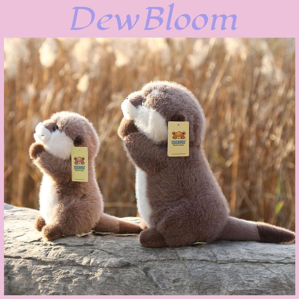 Playful Otter Plush Toy Cute Animal Doll Gift For Kids And Teens