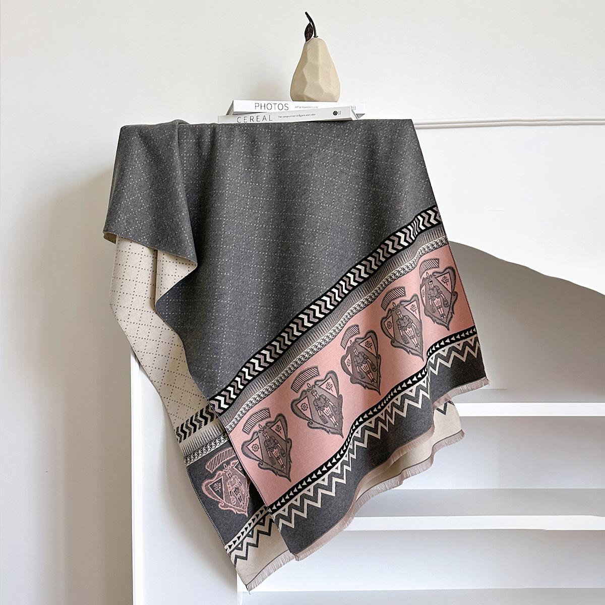 

Осенне-зимняя шаль женский шарф накидка большая шаль зимний теплый шарф шаль из имитации кашемира 185*65cm