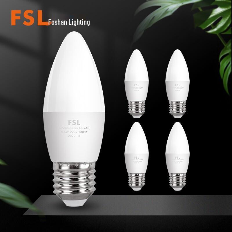 LED Kerzenbirne mit E14/E27 Sockel - Superhelle Energiespar-Kristall-Kronleuchterbirne mit spitz zulaufendem Schleifendesign