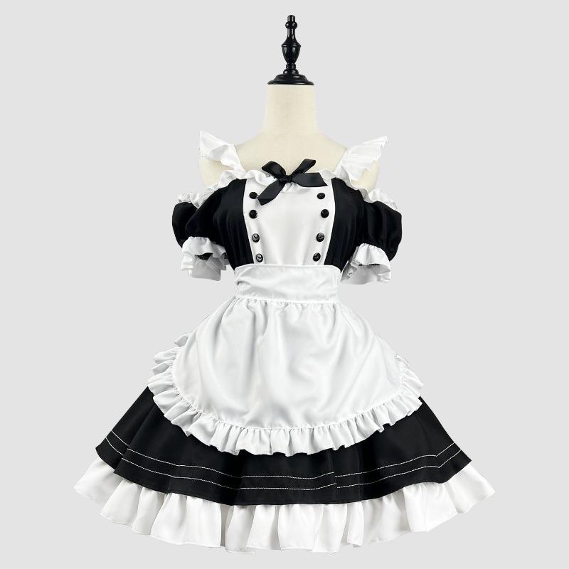 New Maid Dress Cute Secondary Lolita Dress Cat Maid Uniform Restaurant Maid Suit