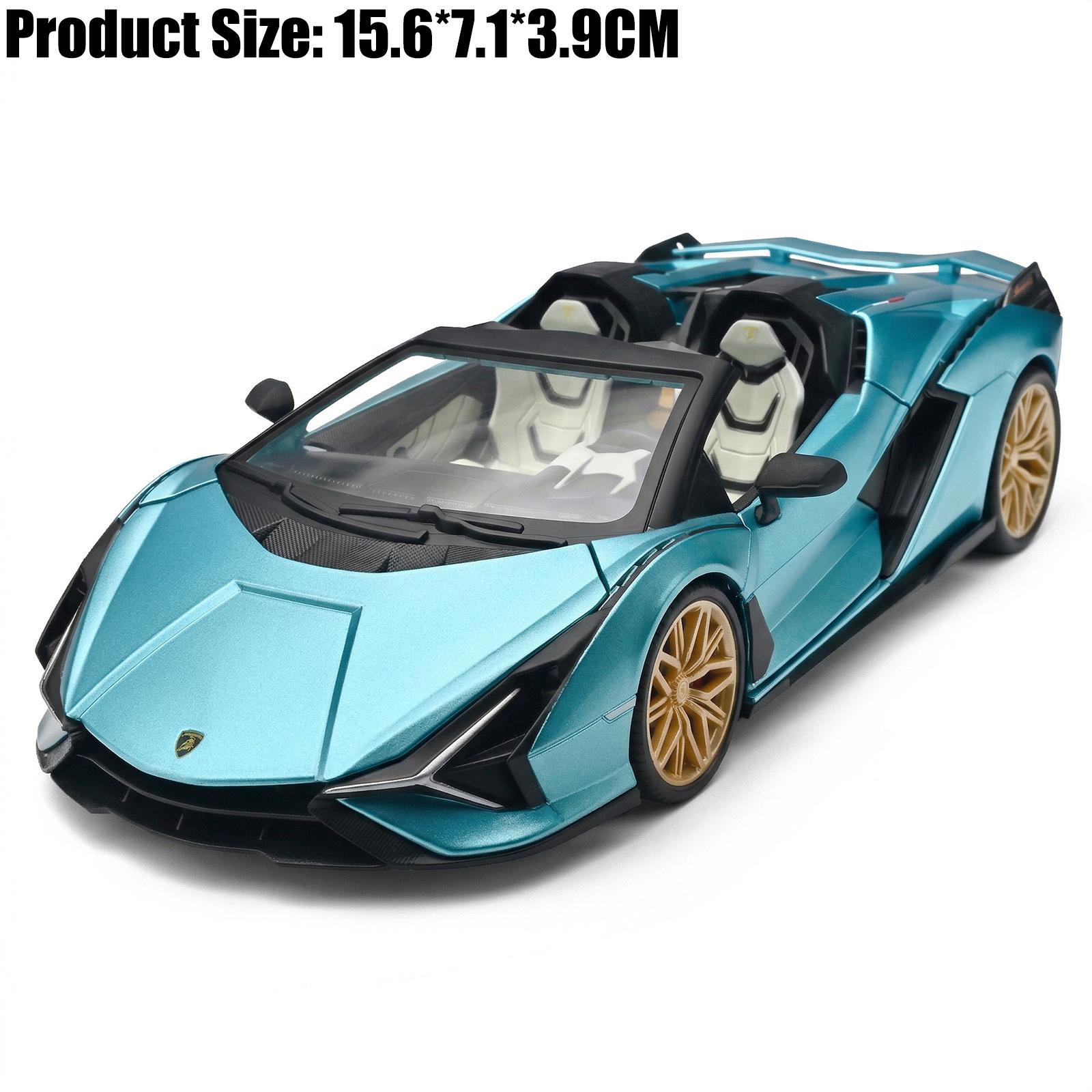 

1:32 Lamborghini Sian Roadster Supercar Alloy Metal Diecast Model Car Home Decoration Desktop Display Ornaments Simulation Gifts синий