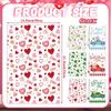 6 Pcs Seasonal Kitchen Towels Valentine's Day Hand Towels St Patrick's Day Easter Dish Towel Set Holiday Heart Shamrock Egg Tea Towel for Kitchen