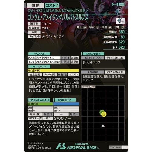 Arsenal Base P Gundam Amazing Barbatos Lupus FQB03-008