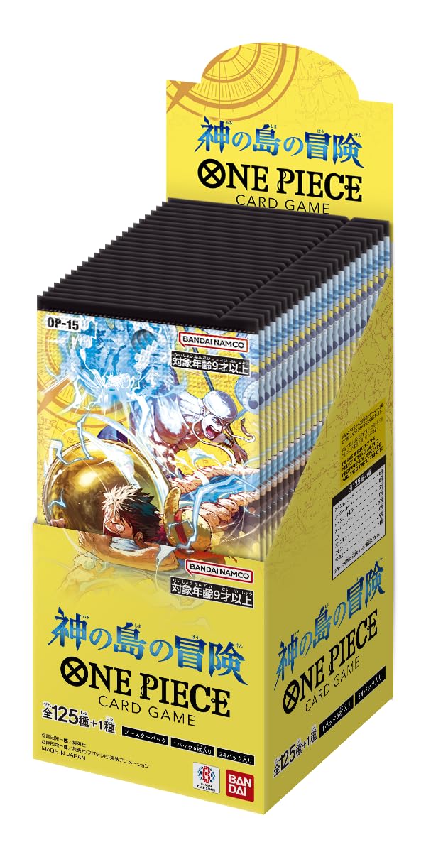 

BANDAI One Piece Карточная игра Бустер Приключение на Острове Богов 24 Пака Пачка [OP-15] (коробка)