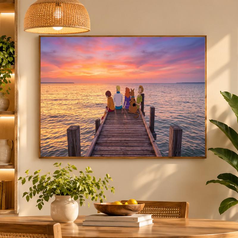 5D Diamond Painting Scooby-Doo DIY Full Drill Diamond Art Kit Home Decoration