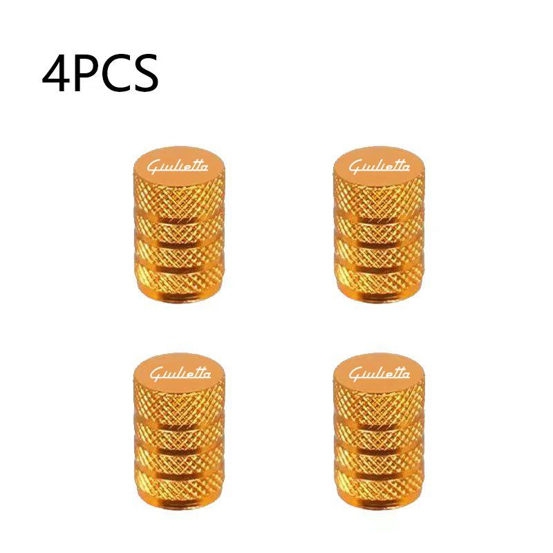 For Alfa Romeo Giulietta Accessories Car Wheel Tire Valve Caps Tyre Stem Covers Airdust Waterproof ysdf45