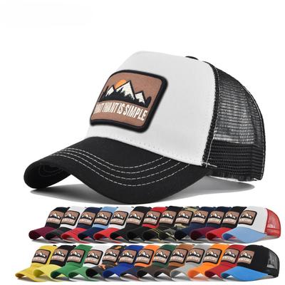 Stickerei Hügelkappe Tierstickerei Netz Baseballkappe Stickerei Schirmmütze Sommer Sonnenschutz Netzmütze
