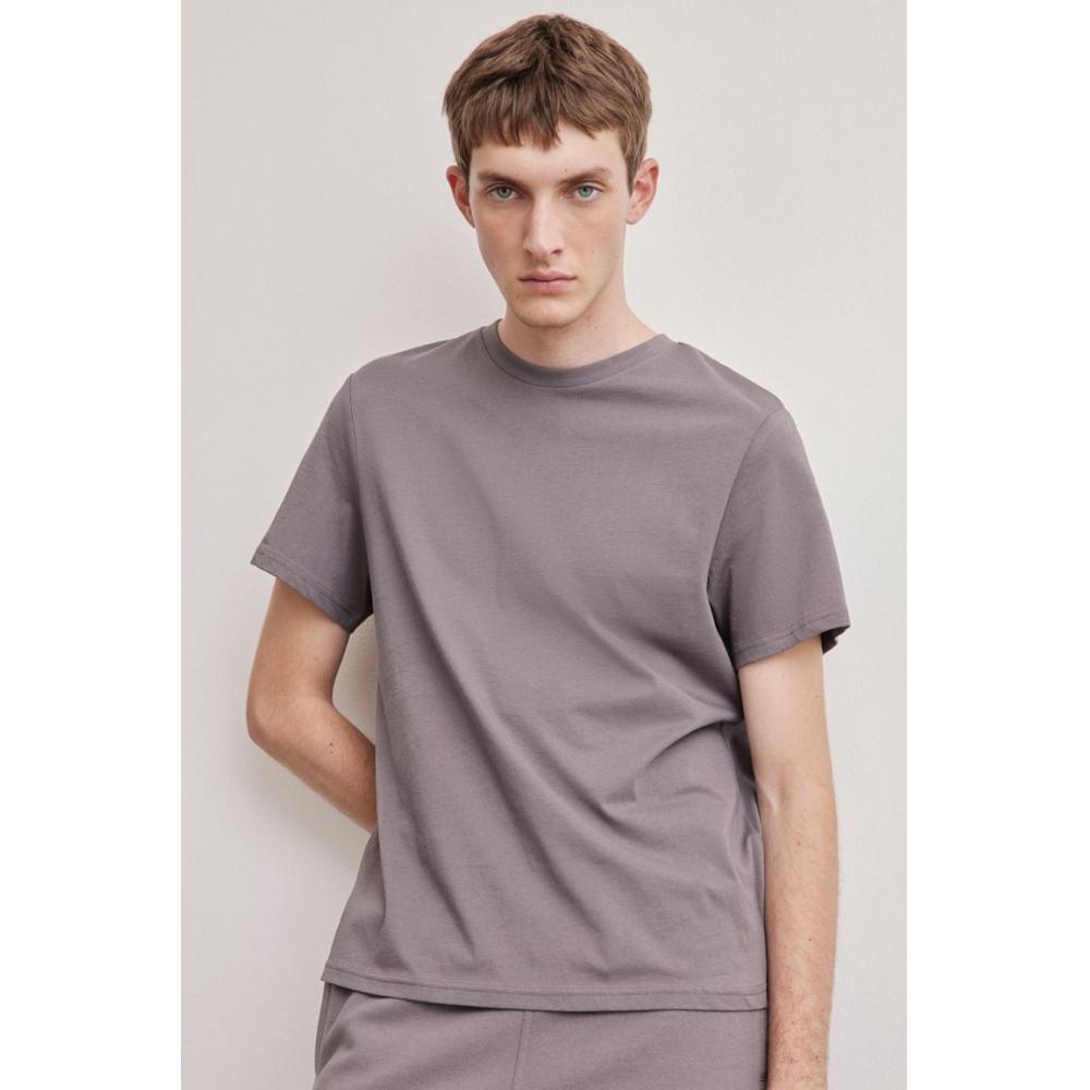 H M Regular FiT T sHirT Dark Grey