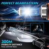 2Pcs Car HB3 Halogen Bulbs 9005 9006 HB4 Headlight Fog Light Bulb Lamp Light 6000K White Auto Turbo Mini Headlights 100W Bulbs 7