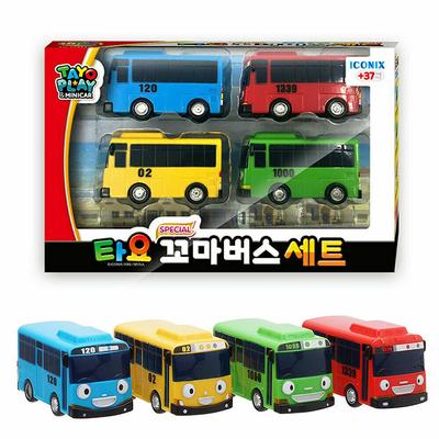 Tayo Origin Korea Model- The Little Bus Tayo Special Friends Vehicles Set   4pcs (Tayo  Gani  Lani   Rogi)