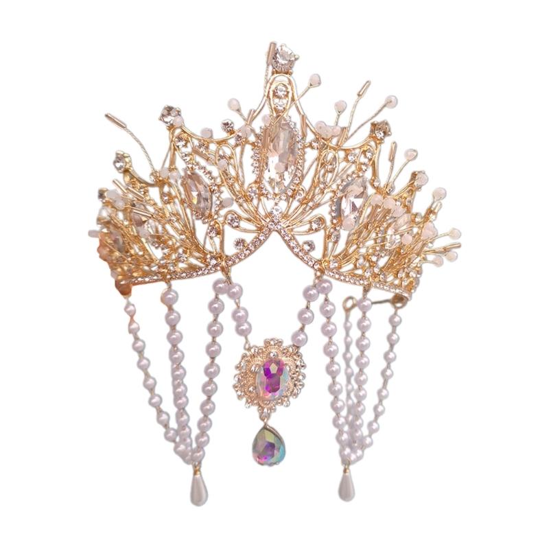 

Women Tassels Crowns Unique Fashion Headwear Festival Celebration Headbands for Parties and Celebrations