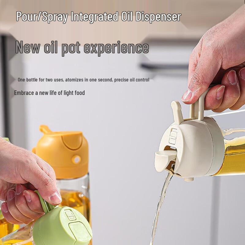 Zhishi Automatic Glass Oil Spray & Pour Bottle Set