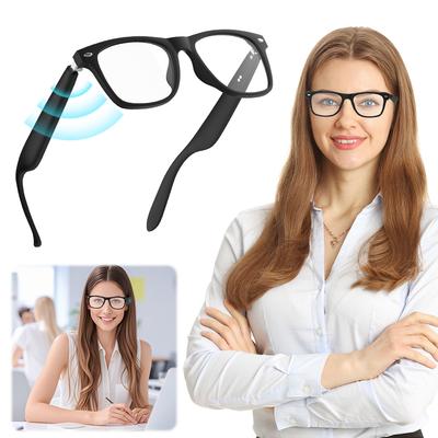 AI Intelligent Translation Glasses Music Headphones Glasses Bluetooth-Compatible Built-in Microphone Speakers for Outdoor Travel