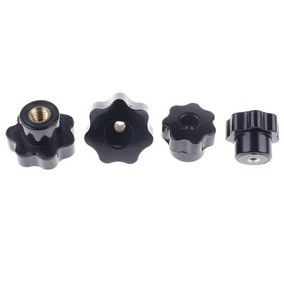 Kunststoff M4/M5/M6/M8 Innengewinde Sieben Sternförmiger Kopf Klemmmuttern Knopf