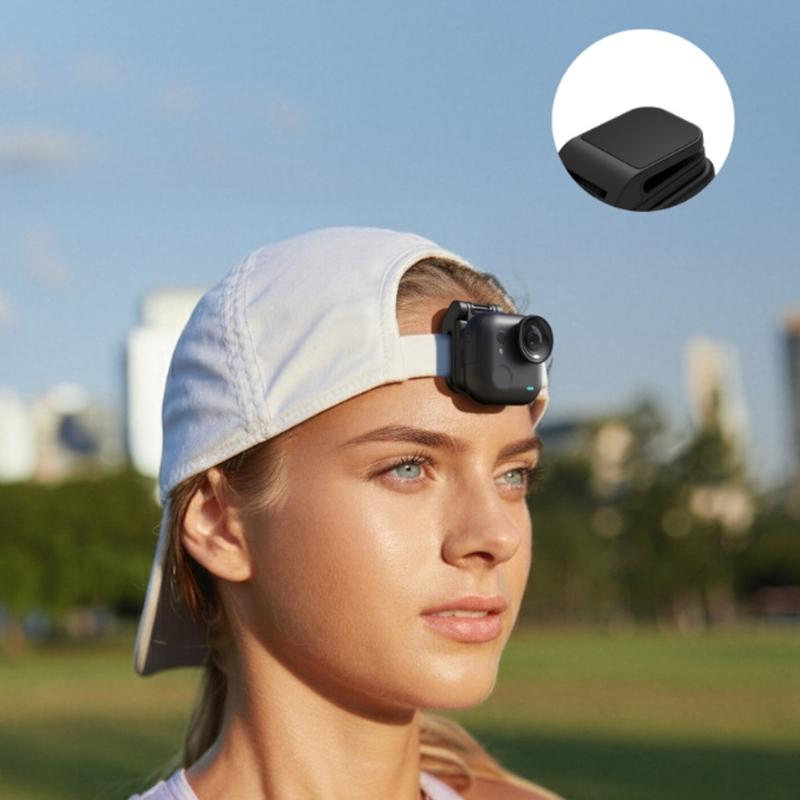 Magnetischer Aufsteck-Hutkrempen-Halterung für Go Ultra Action-Kamera mit 360 Grad verstellbarem Kugelkopf Sichere Verriegelung