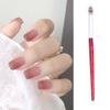 Ombre Effect Nail Art Brush Gradient Design UV Gel Polish Draw Paint Pen Cylindrical nylon Pen head mahogany Pen