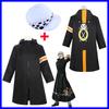 Anime One Piece Pirát Trafalgar D. Cosplay kostým Zákon o vodě Černý plášť Klobouk Kalhoty Dlouhá bunda do větru Párty Karneval Pánský oblek