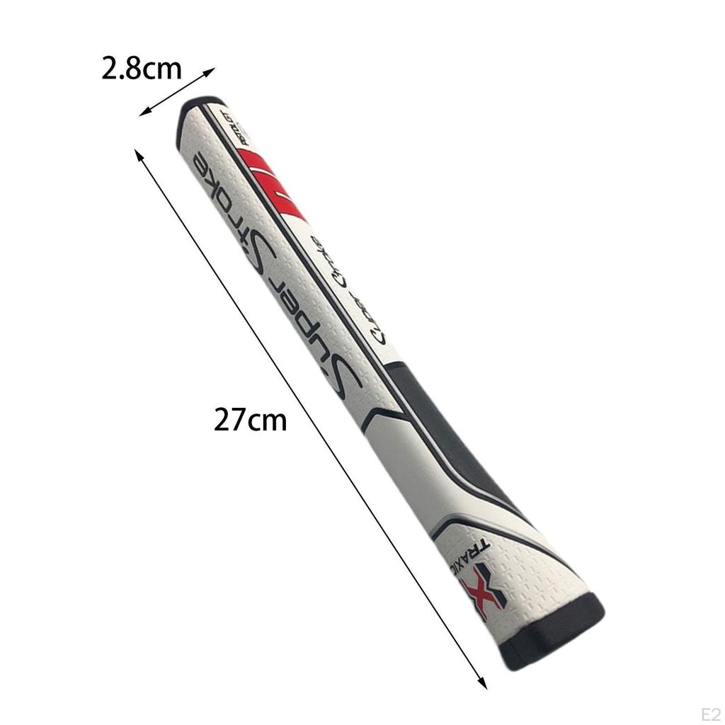 Impugnatura per Putter da Golf Overgrip Antiscivolo Texture Superficiale Avanzata Parti del Bastone Bianco Rosso 27x2.8cm