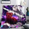 1PC Loona Print Flannel Blanket, High quality Comfortable for All Seasons, Home Decor, Warmth and Comfort, Perfect for Christmas Gifts 72