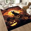 Halloween Pumpkin Faces Floor Mats for Living Room, Bedroom and Room Decoration Are Suitable for Gifts.