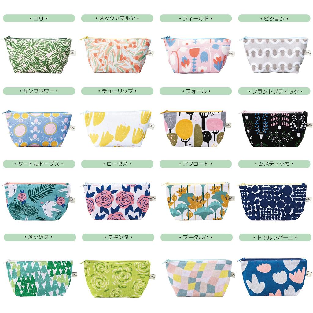 Marushin Polku Kukinta Nordic Cute Pencil 0545003700 Pouch, Style, Women's Case/Cosmetic Pouch,