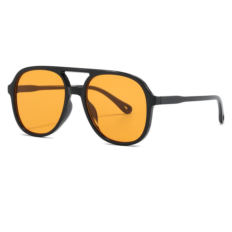 2026 Unisex Large Double Bridge Sunglasses - Casual Driving & Outdoor Fishing Sun Protection Goggles