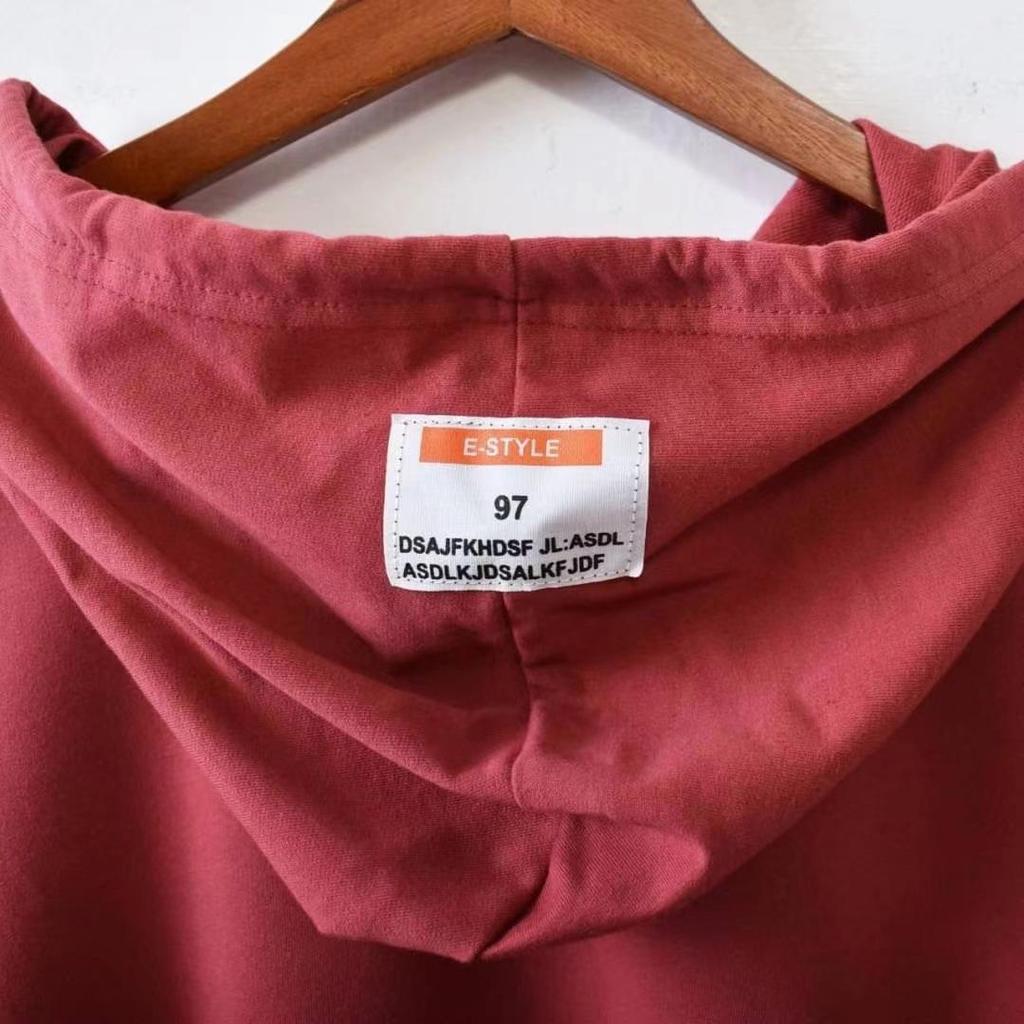 T-shirt da donna a maniche medie con cappuccio Baduamine - Tinta unita, Coprifianchi, Vestibilità ampia