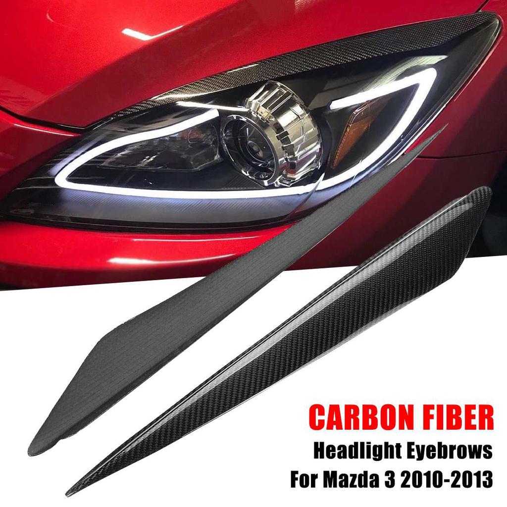 Chrome Front Fog Light Lamp Eyebrow Eyelid Trim Cover fits 2017-2019 Mazda CX-5