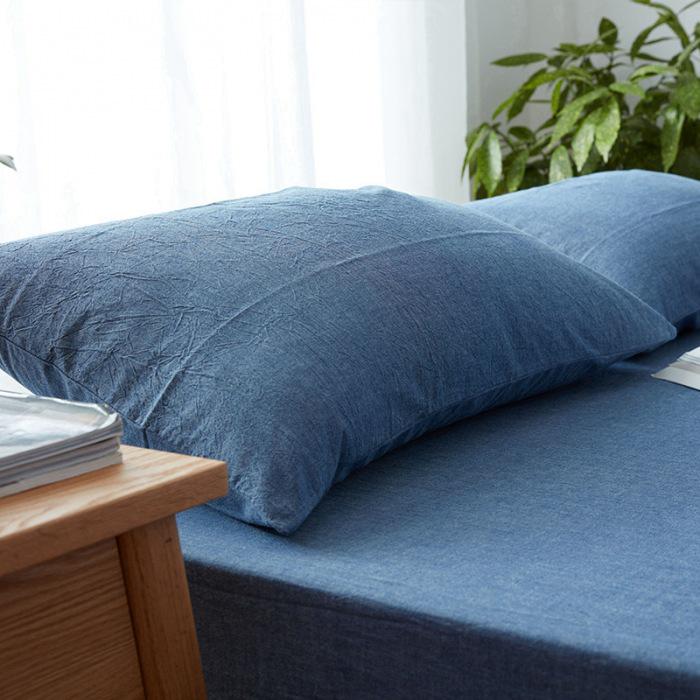 High-Quality Japanese Pure Cotton Plaid Pillowcase 48cmx74cm【One 100% Cotton Pillowcase】