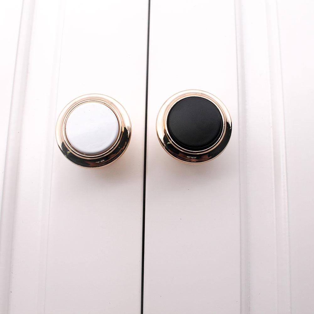 Black Gold Door Handle Cabinet Aluminium Profile Furniture Handles & Knobs