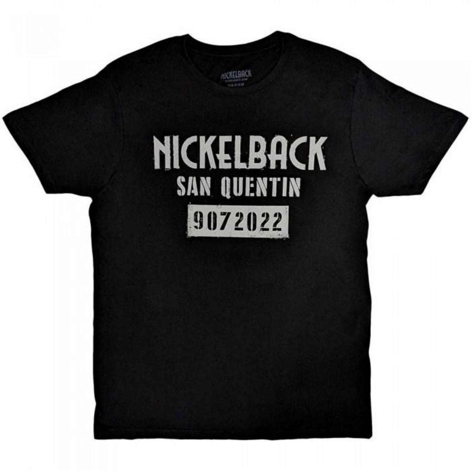 Nickelback Unisex Adult San Quentin T-Shirt S чёрный