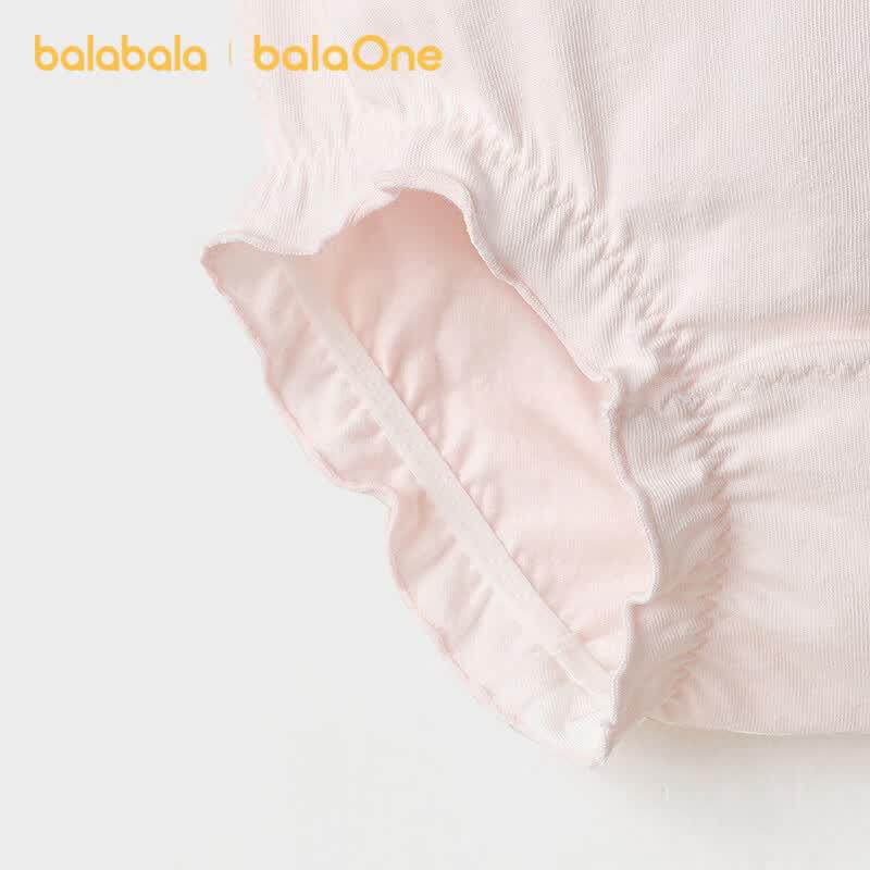 Balabala Baby Girls' Cartoon Cotton Underwear 3-Pack