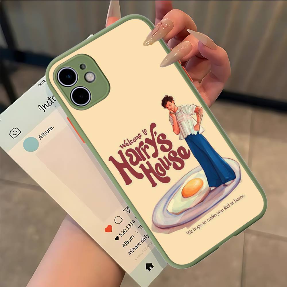 

Singer S-Styles Love On Tour Harrys Phone Case For IPhone 16 15 14 13 12 11 Pro Max 7 8 6 6s Plus Matte Cover iphone 14 pro