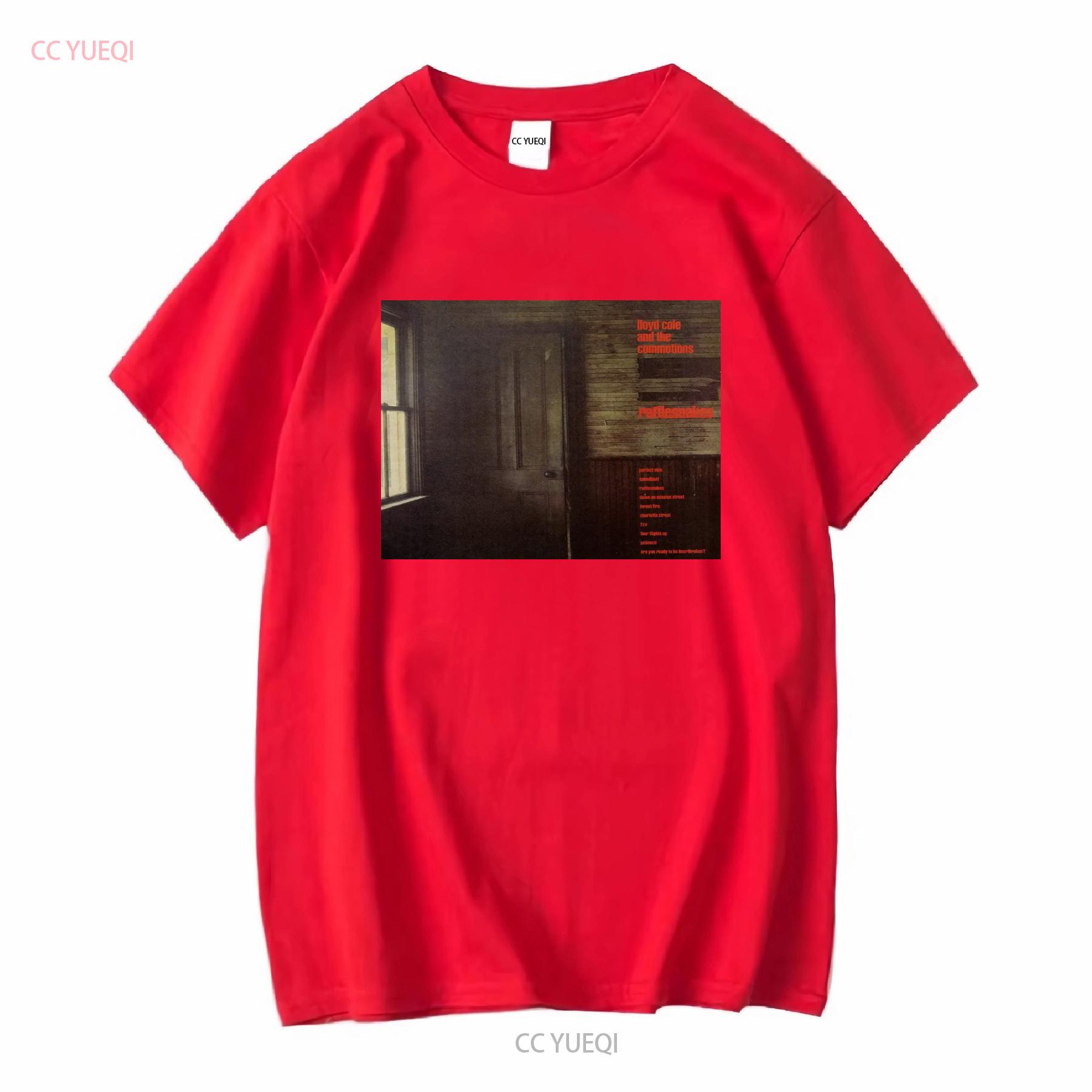 NEW LLOYD COLE AND THE COMMOTIONS T SHIRT rattlesnakes SMALL MEDIUM LARGE XL vintage Washed Slightly streetwear Stylish homme S