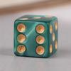 6-seitige Spielwürfel 16 mm Acryl D6 Würfelset für Dnd, Rpg, Tischbrettspiel oder Mathematikunterricht, Aventurin-Impression-Würfel