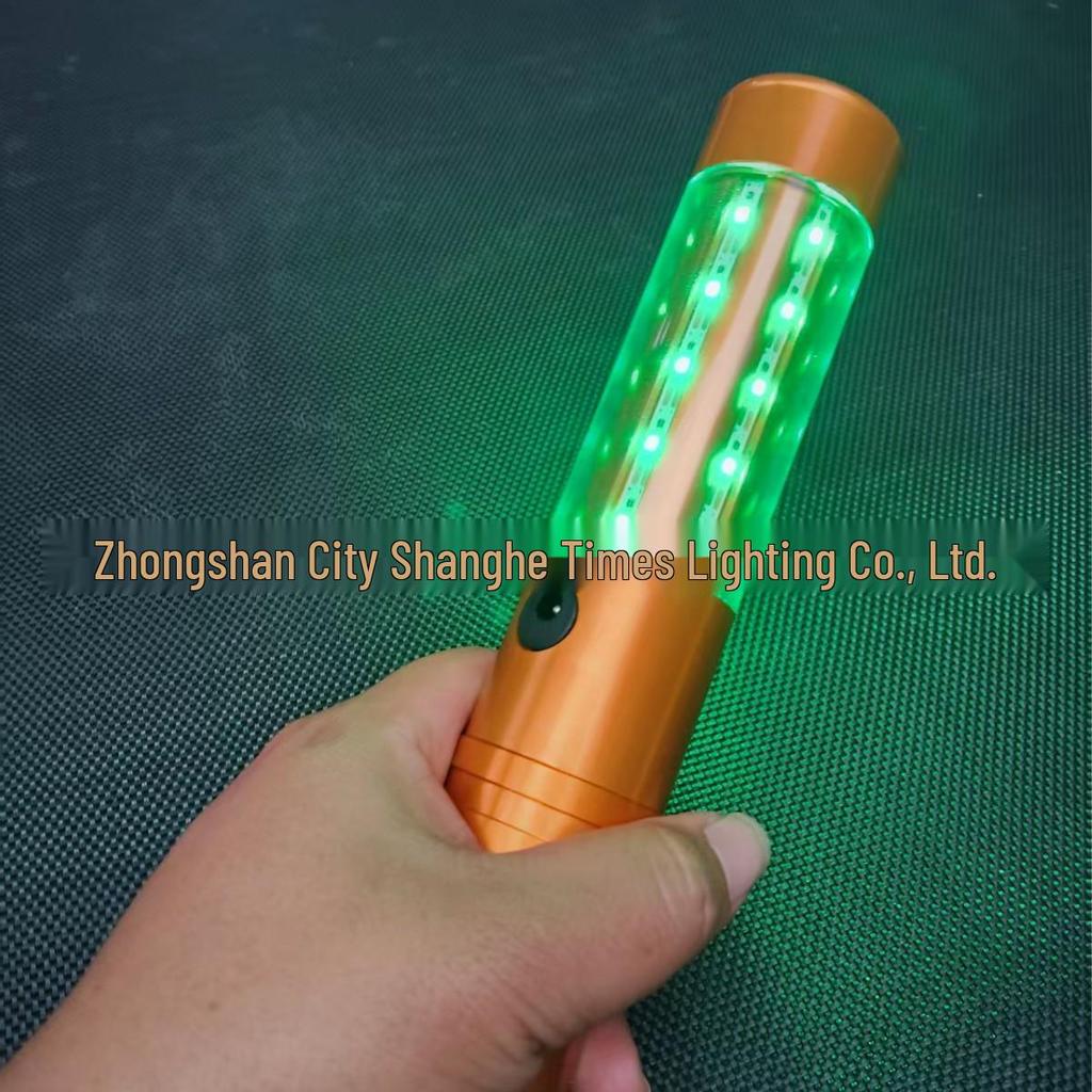 Rechargeable LED Strobe Stick for KTV & Parties - Handheld Flashing Light for Pouring Wine & Champagne Atmosphere.