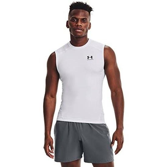 Under Armour Training Base Layer UA HeatGear Armor Compression Sleeveless Shirt Mens