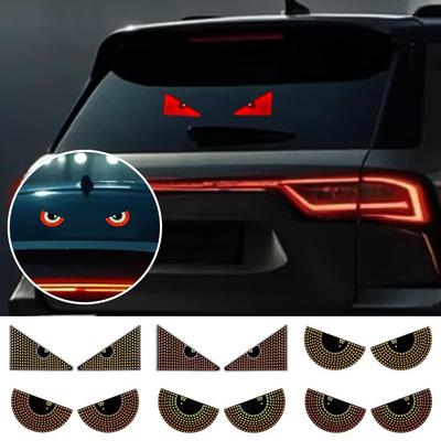 Araba Gözleri LED Işık Demon Eye Dekoratif Işık Araba Yenileme Kitleri Far Montajı Oto Aksesuarları Işık Çubuğu/Çalışma Işığı