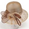 Fisherman's Hat Children's Summer Organza Beaded Top Hat Versatile Retro Elegant Flower Temperament Sunshade Sun Protection Hat