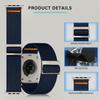Strap for Apple Watch Band 45mm 44mm Ultra 3 49mm 46mm 42 41mm 40 38mm Wide Nylon for Iwatch 11 10 9 Se 8 7 6 54 Correa Bracelet
