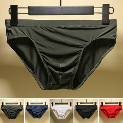 Triangle Briefs Underwear Elastic Waist Seamless Breathable Pouch Male