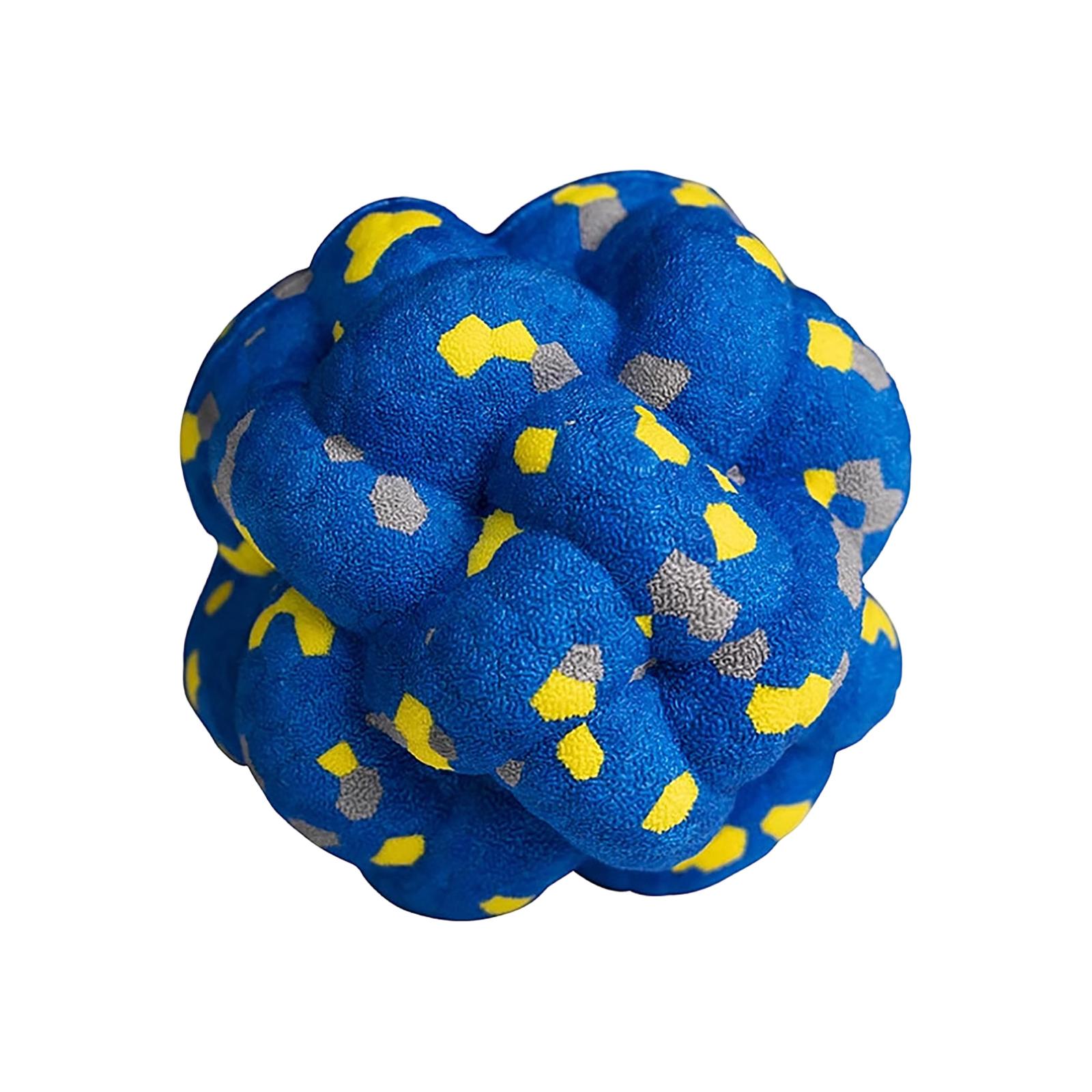 

ETPU С текстурой попкорна, -устойчивый, Реалистичный Клубок Пряжи Для Собак и Кошек Мяч Для Прорезывания Зубов и Развлечений. One Size синий